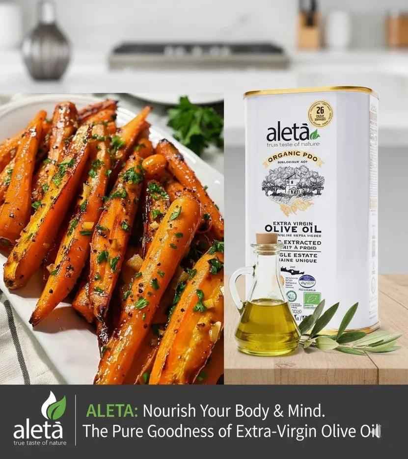 Aleta Organic Extra Virgin Olive Oil - 500ml PDO Single Estate Greek Olive Oil, 2 Pack