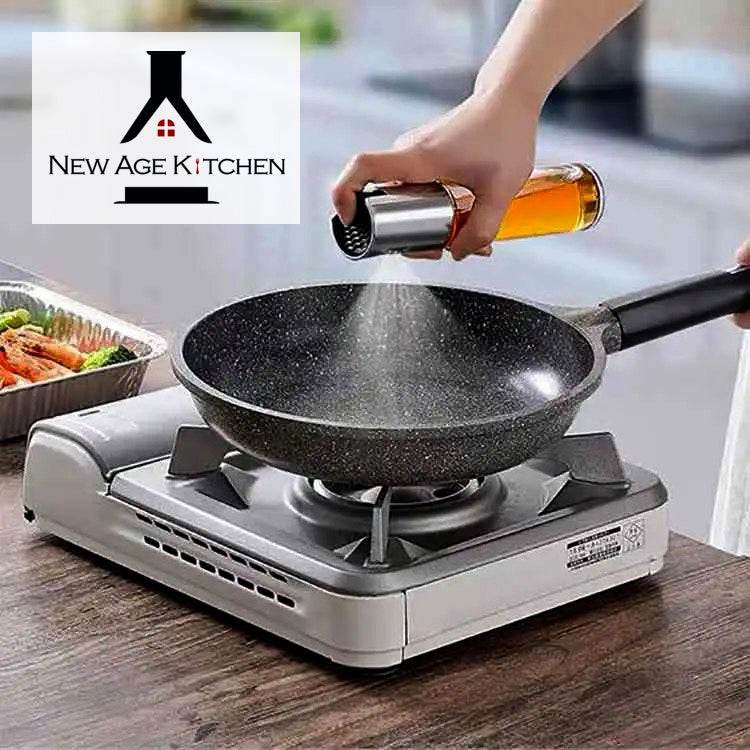 Olive Oil Sprayer and Mister, 100ml Glass Spray Bottle for Salad, BBQ, Baking - Aleta Farms