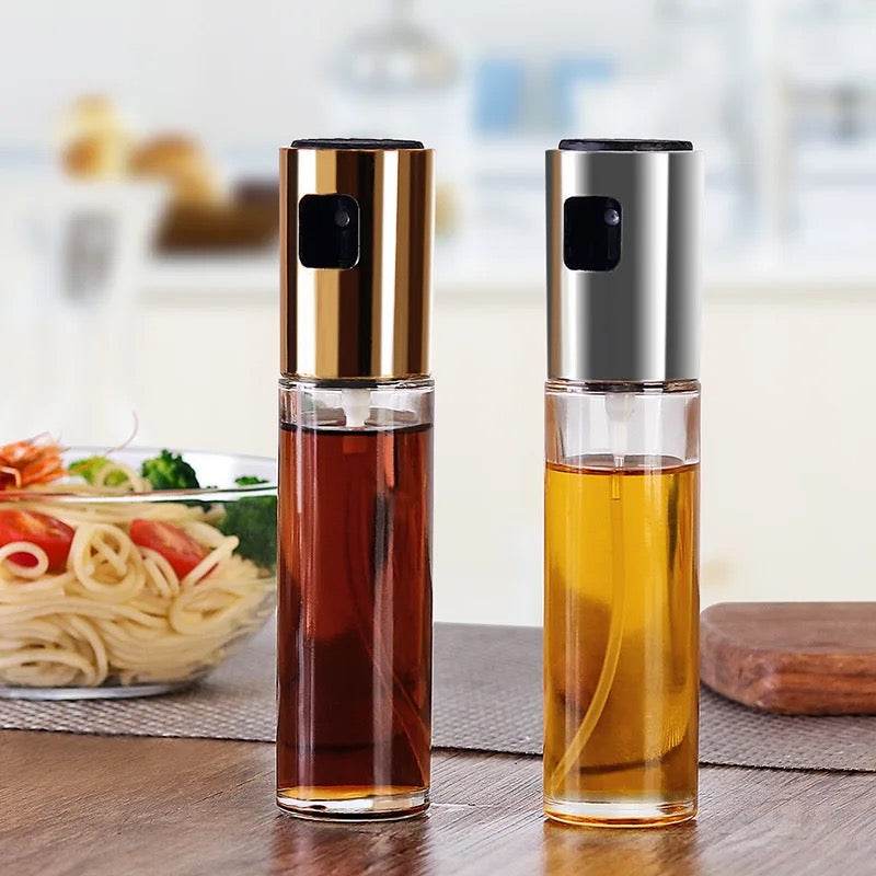 Olive Oil Sprayer and Mister, 100ml Glass Spray Bottle for Salad, BBQ, Baking - Aleta Farms