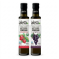 Aleta Organic, Infused Balsamic Vinegar, Plain & Strawberry Pack, Glass Bottle, 8.45 oz., Pack of 2
