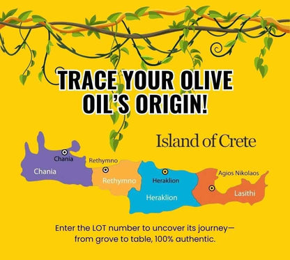 Aleta Organic & PDO Single Estate Traceable Extra Virgin Greek Olive Oil, 1 Ltr Tin, 33.8 oz. Pack of 3